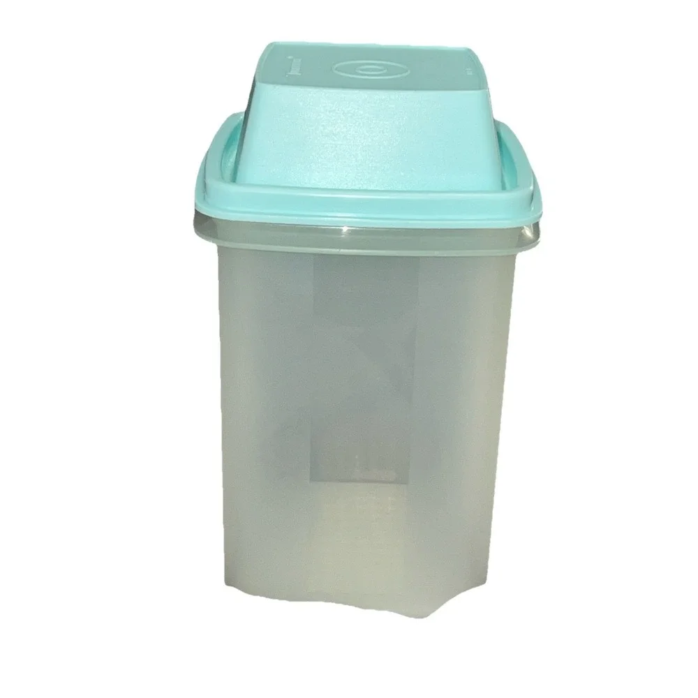 Vtg Tupperware Pick-A-Deli Pickle Keeper Large 8 Cup Country Blue #1330 w/Insert